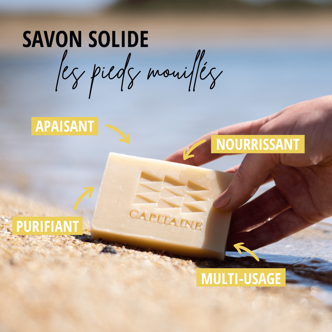 Savon surgras neutre - Les pieds mouillés 100g CAPITAINE – Image 2
