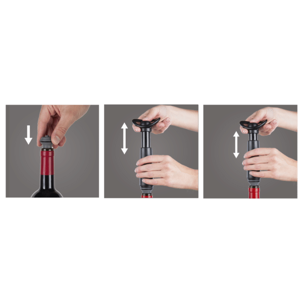 Bouchon à vin sous vide X2 VACUVIN – Image 2