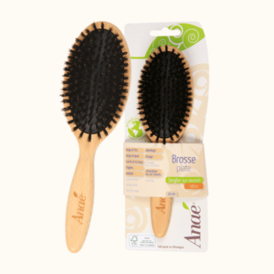 Brosse plate sanglier sur coussin latex en bois de hêtre ANAÉ