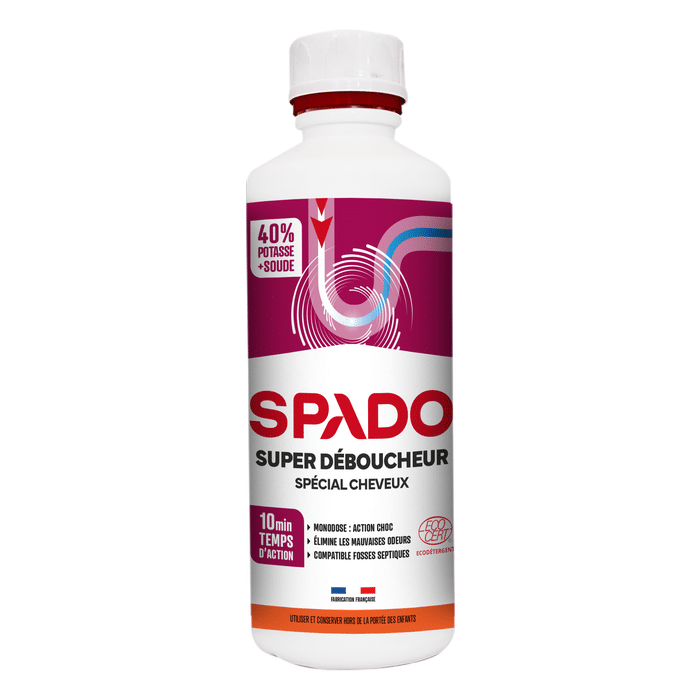 Super déboucheur Spécial cheveux 500ml SPADO
