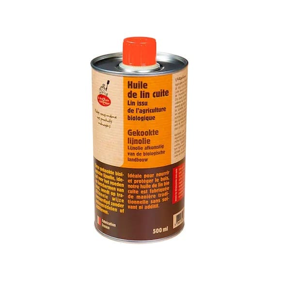 Huile de lin cuite biologique 500ml LA DROGUERIE ÉCOLOGIQUE