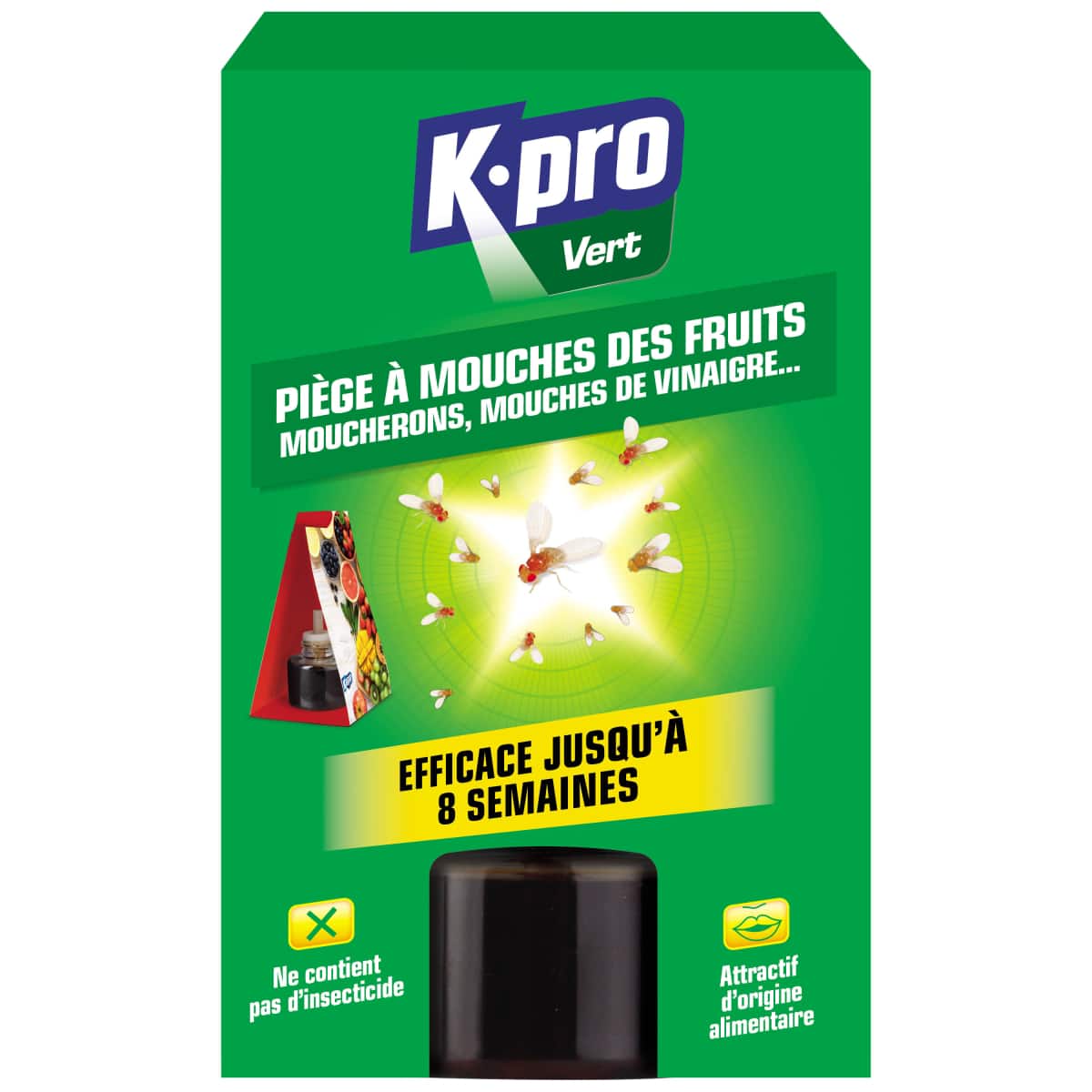 Piège à mouches des fruits et moucherons K.PRO