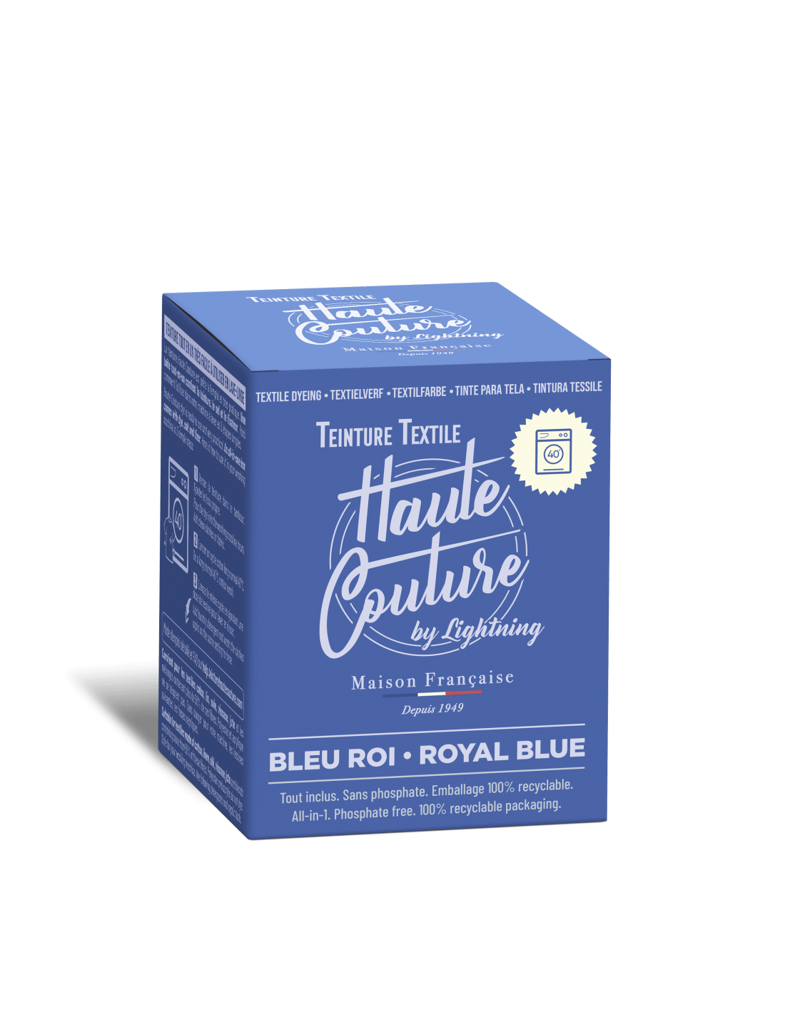 Teinture textile - Bleu roi 350g HAUTE COUTURE
