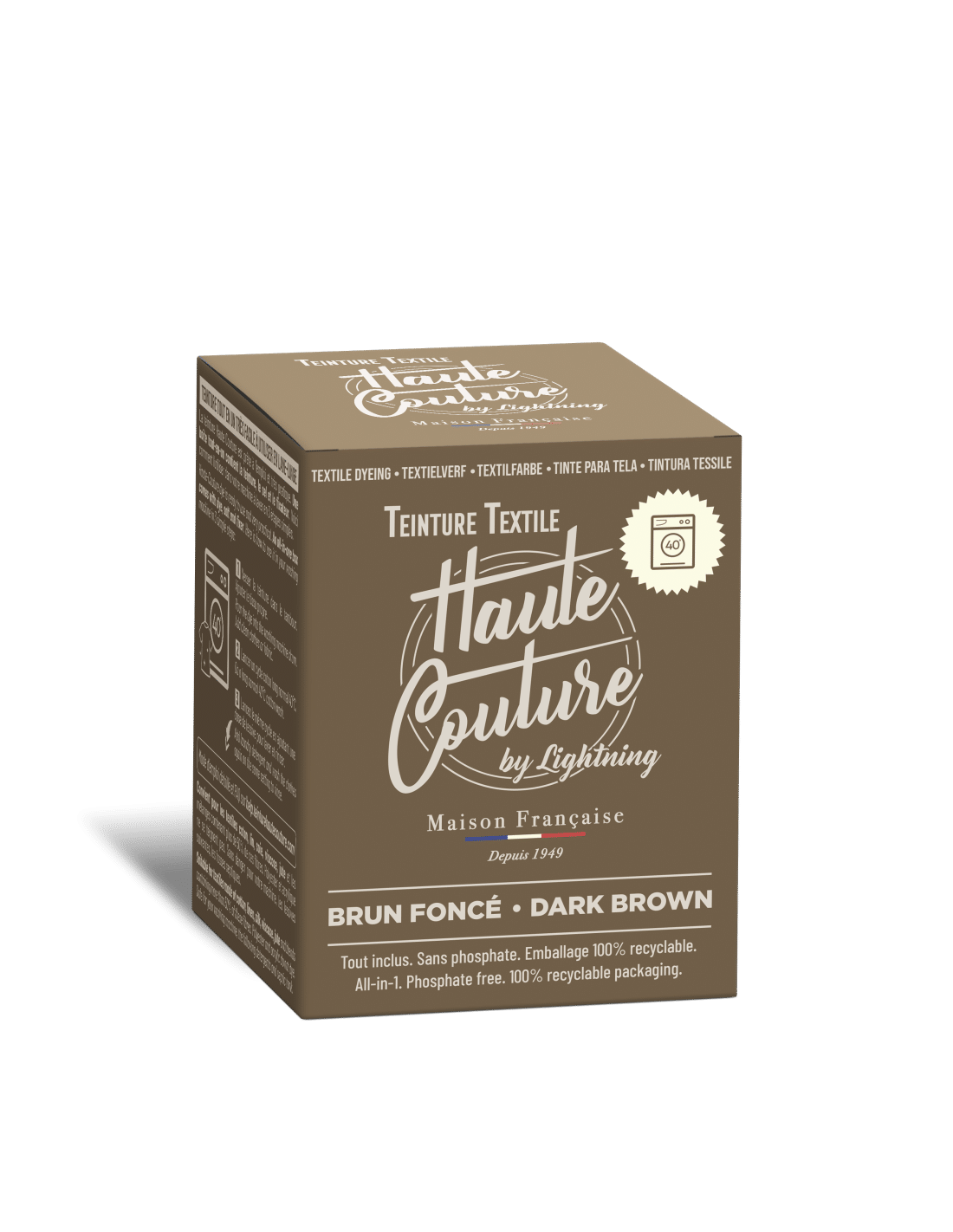 Teinture textile - Brun foncé 350g HAUTE COUTURE