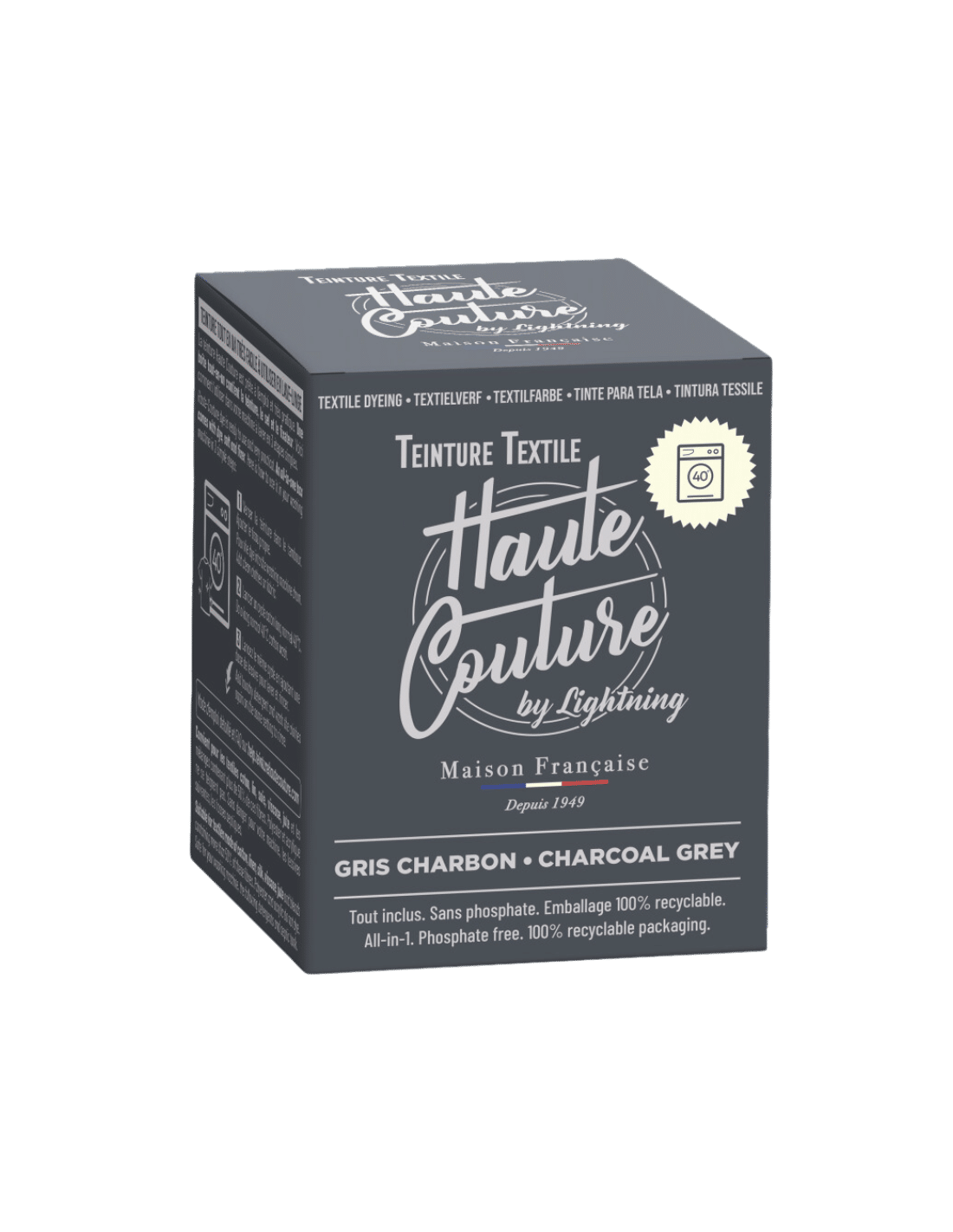 Teinture textile - Gris charbon 350g HAUTE COUTURE