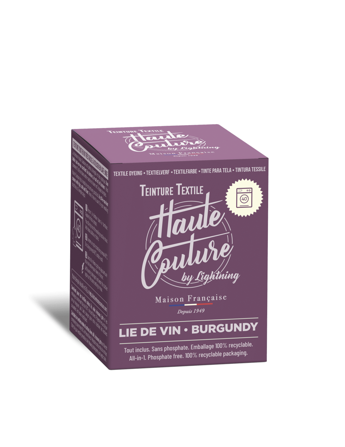 Teinture textile - Lie de vin 350g HAUTE COUTURE