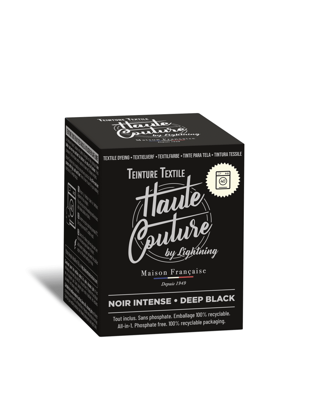 Teinture textile - Noir intense 350g HAUTE COUTURE