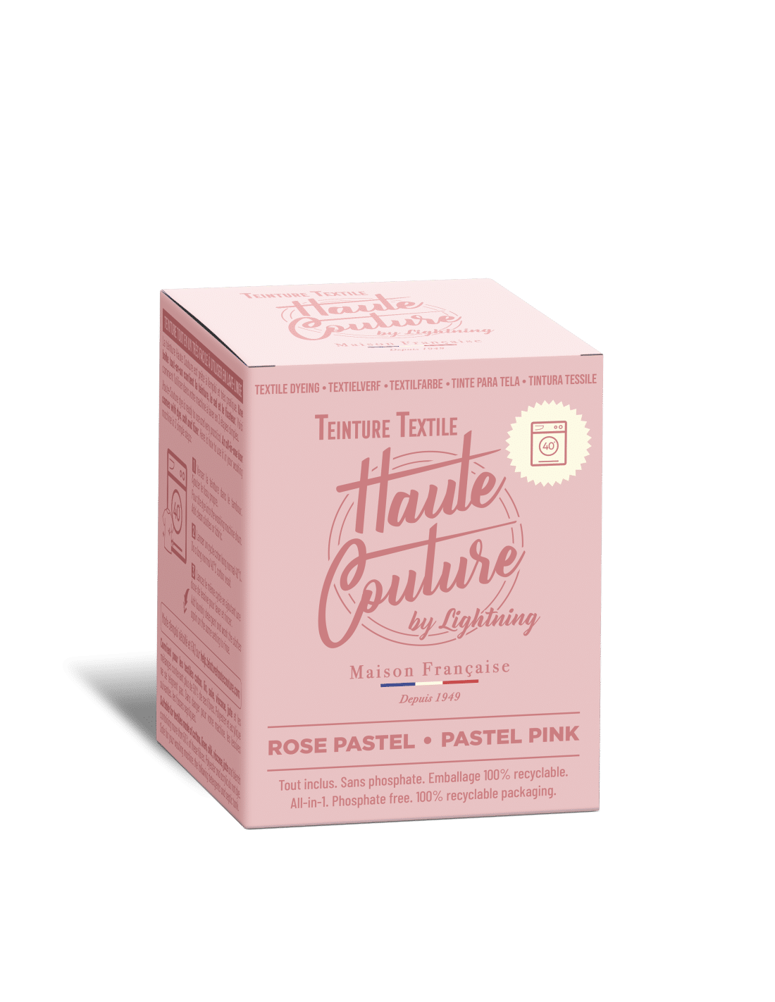 Teinture textile - Rose pastel 350g HAUTE COUTURE