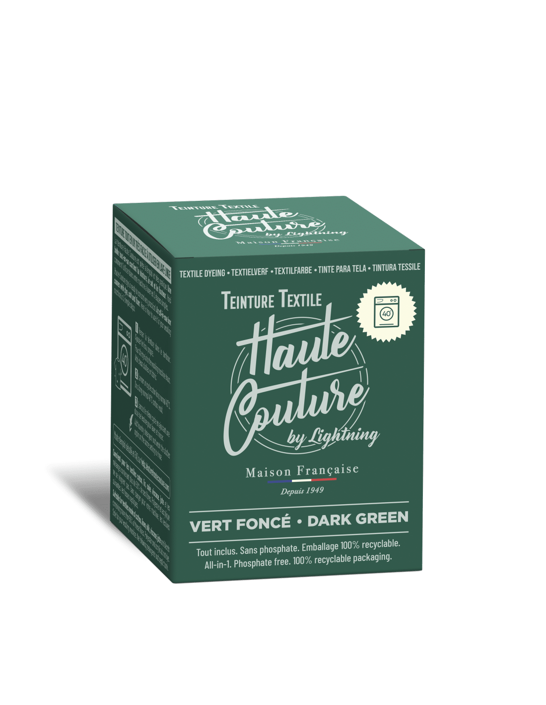 Teinture textile - Vert foncé 350g HAUTE COUTURE