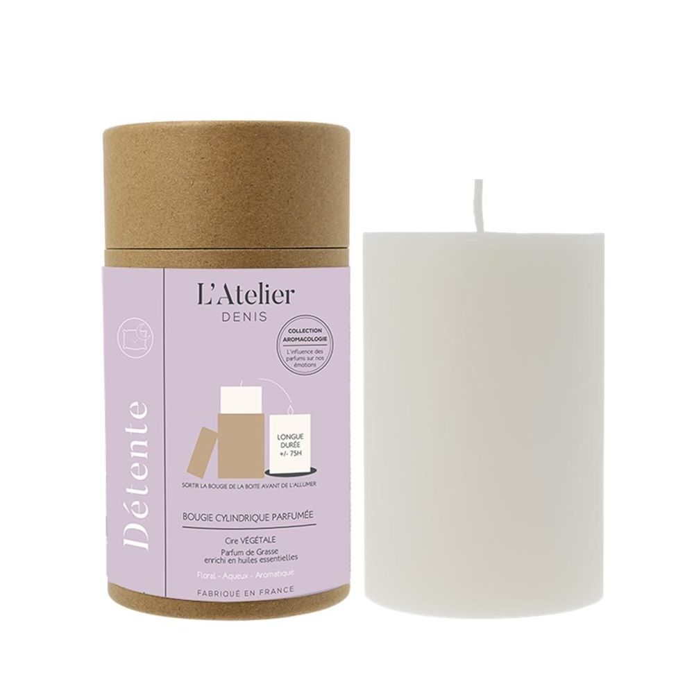 Bougie végétale parfumée Détente 400g ATELIER DENIS