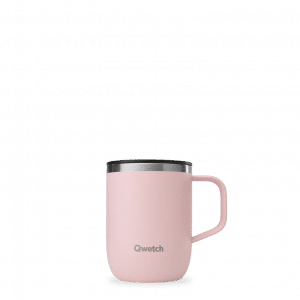 Mug isotherme 350ml QWETCH - Rose pastel