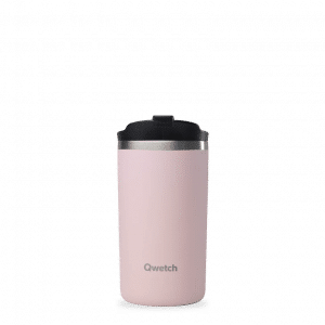 Travel Mug isotherme 350ml QWETCH - Rose pastel