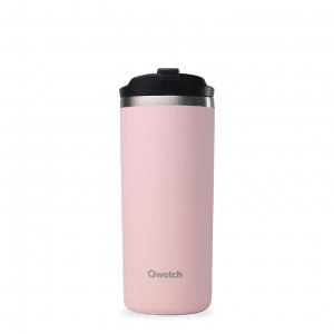 Travel Mug isotherme 470ml QWETCH - Rose poudré