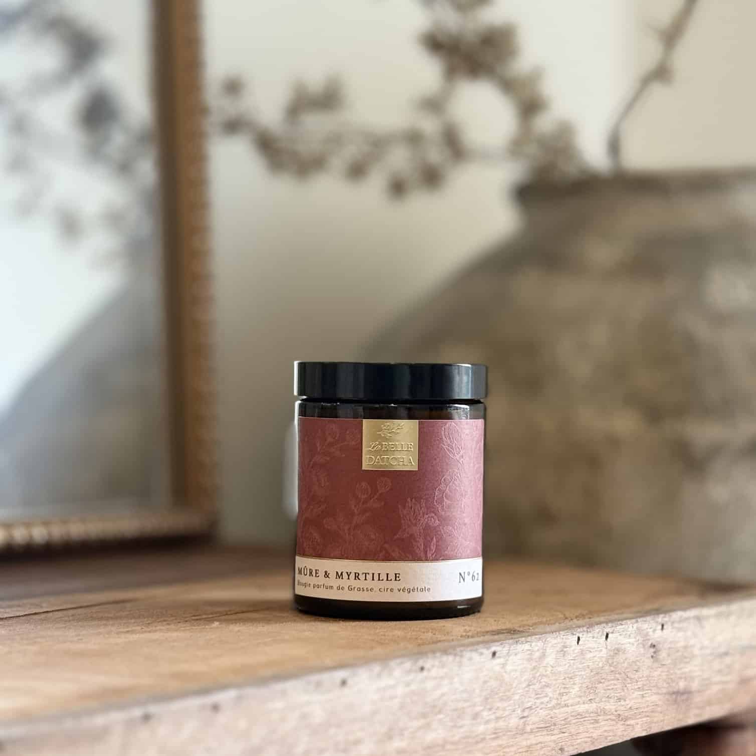 Bougie végétale parfumée - Mûre & Myrtille 160g LA BELLE DATCHA