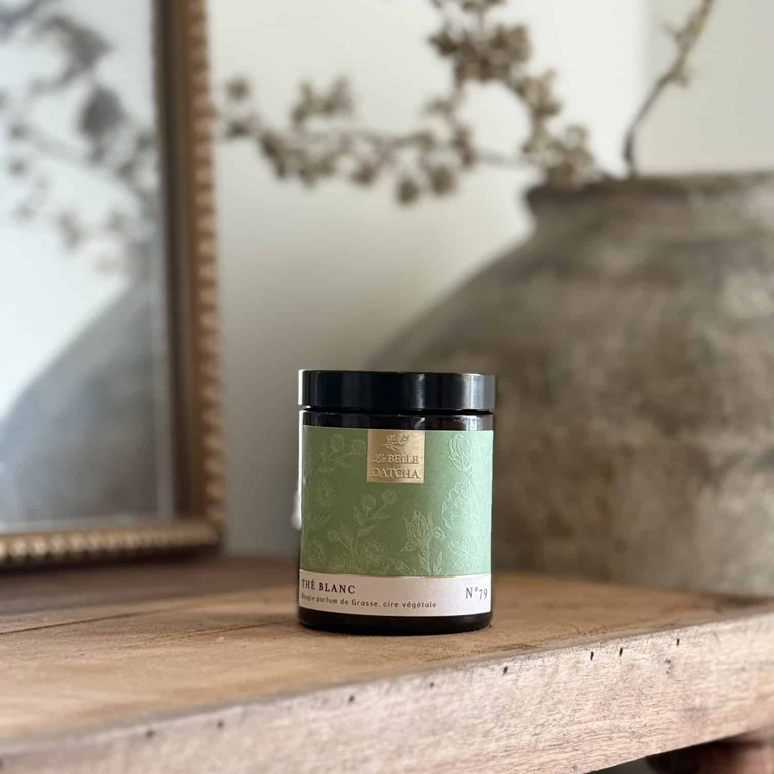 Bougie végétale parfumée - Thé blanc 160g LA BELLE DATCHA